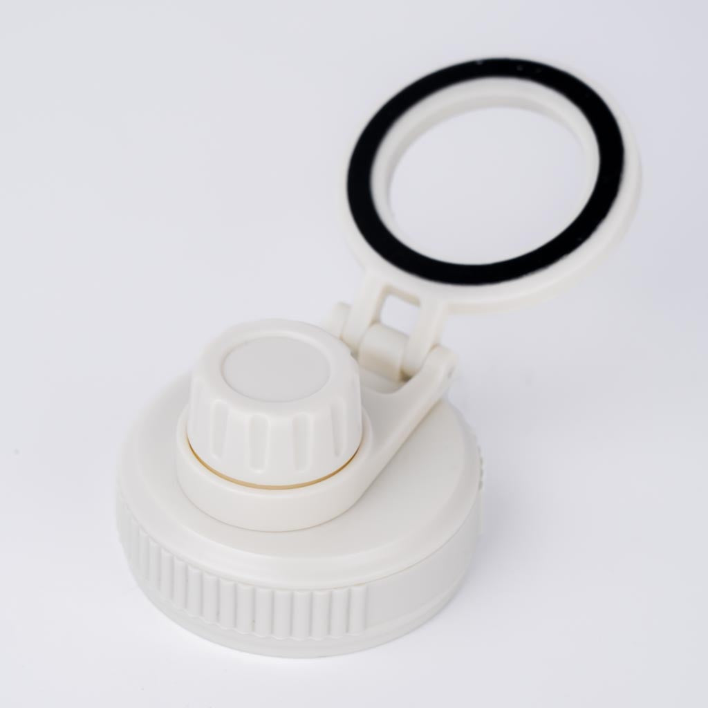 Schraubdeckel mit Magnet für Handy - Weiß