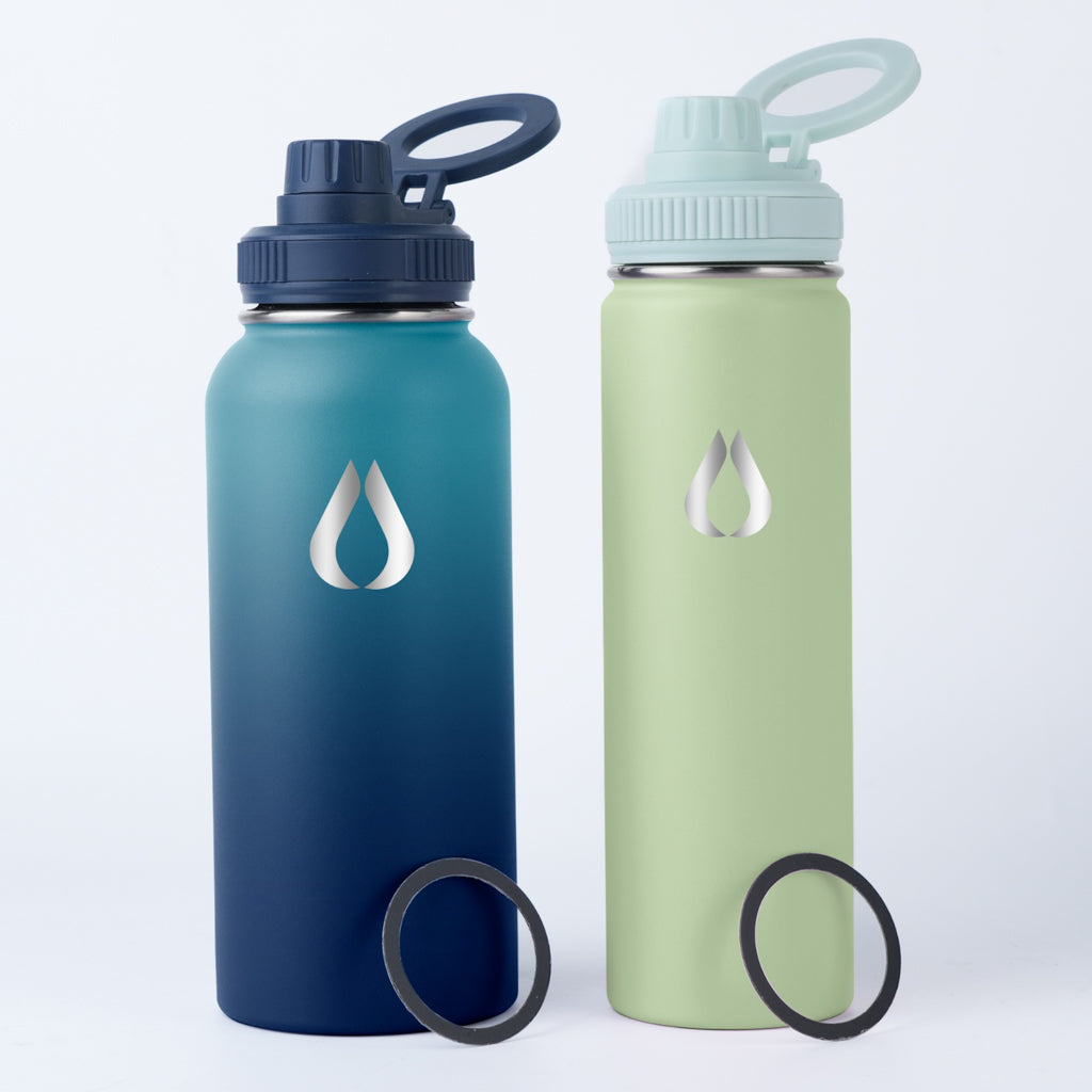 Schraubdeckel mit Magnet für Handy - Marineblau