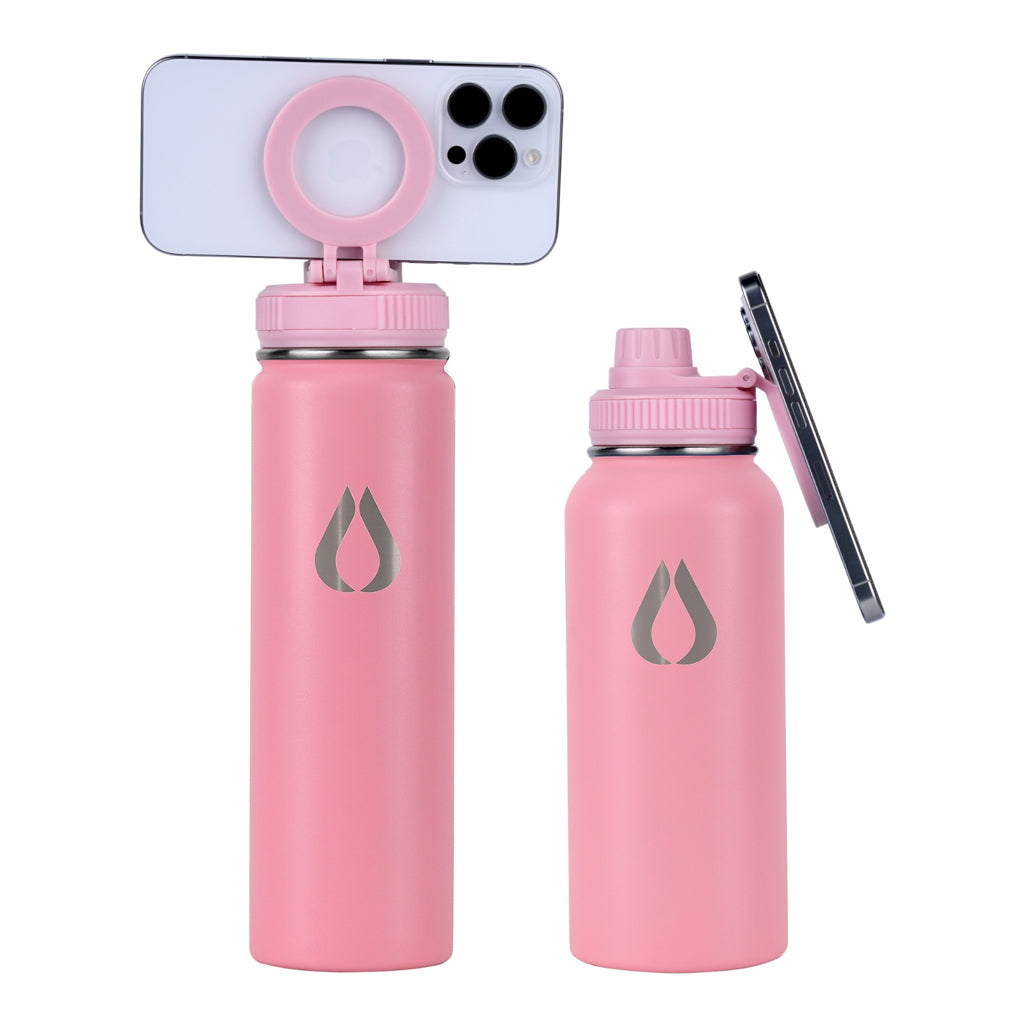 Schraubverschluss mit Magnet für Mobilgeräte - Pink