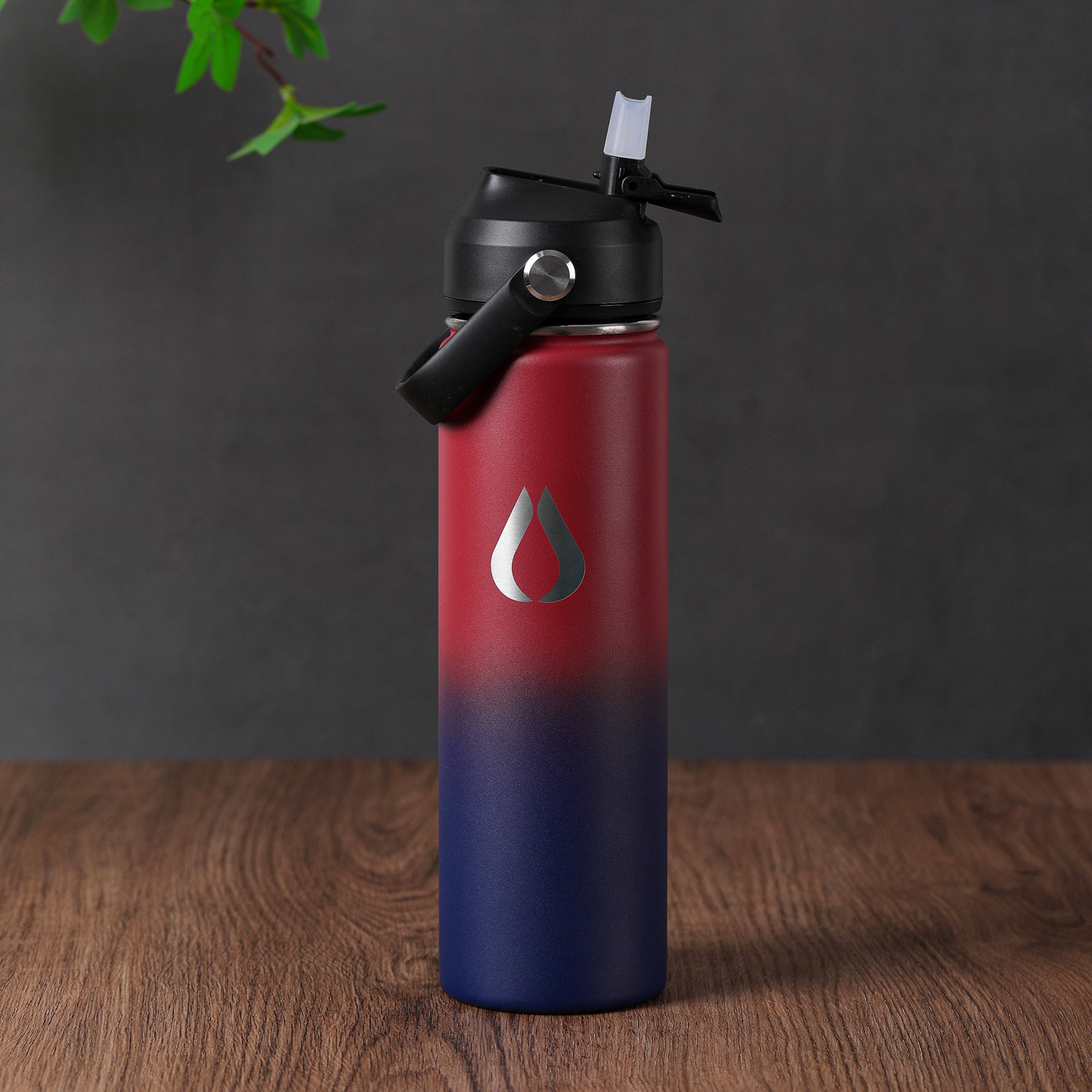 Wasserflasche - 650 ml - Obsidian