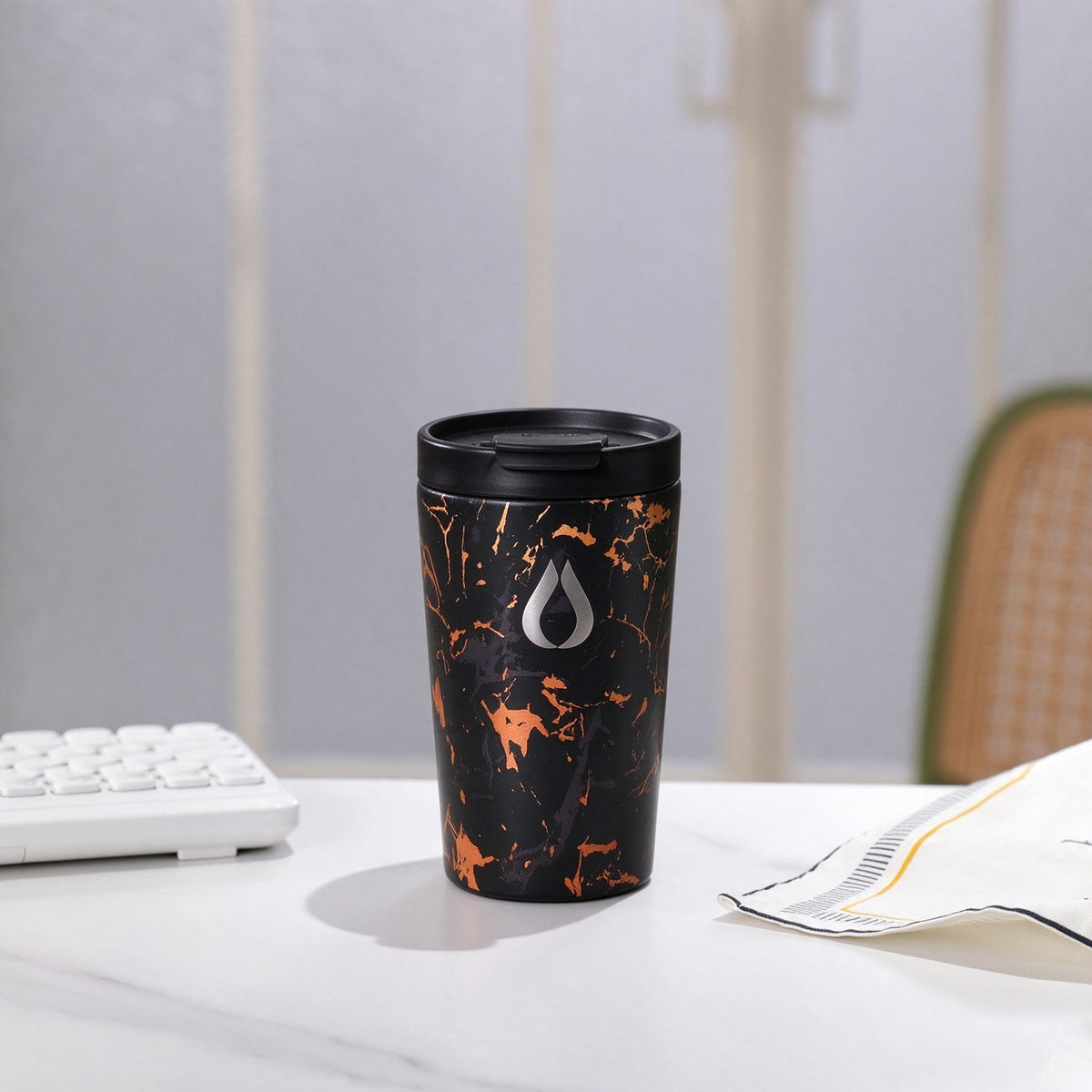Kaffeetasse - 400ML - Schwarz