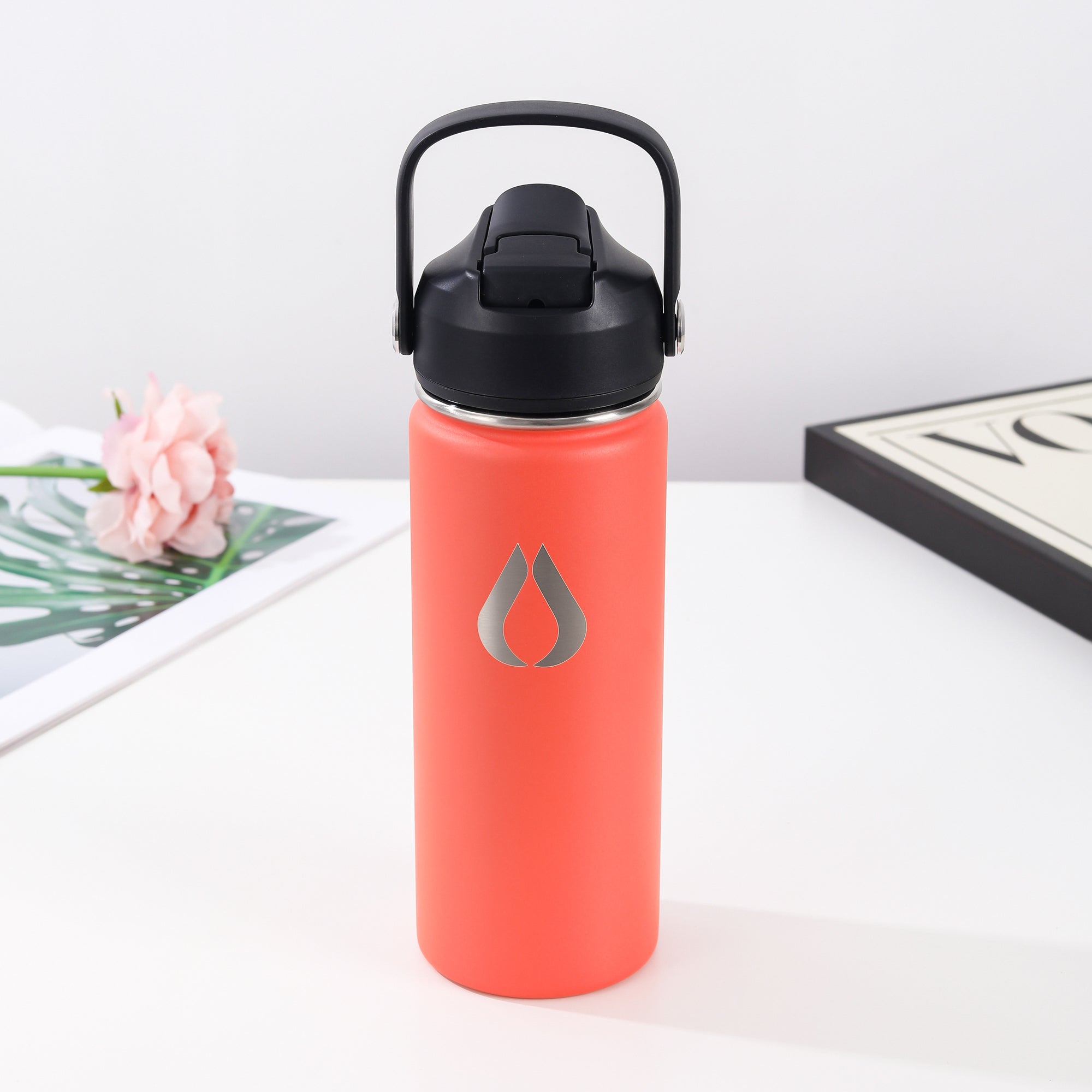 Wasserflasche - 500ML - Pfirsich