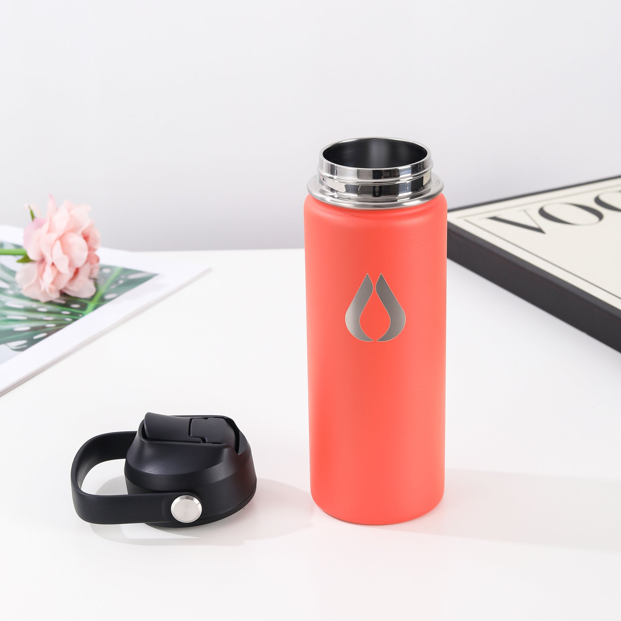 Wasserflasche - 500ML - Pfirsich