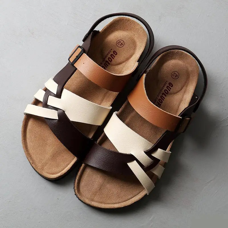 Alfie｜Bequeme Outdoorsandalen aus Leder