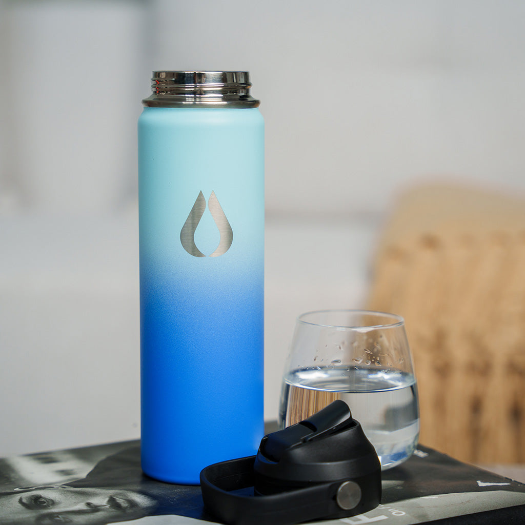 Wasserflasche - 650ML - Himmelblau