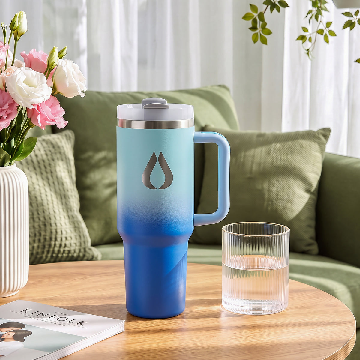 Tumbler - 1200ML - Himmelblau