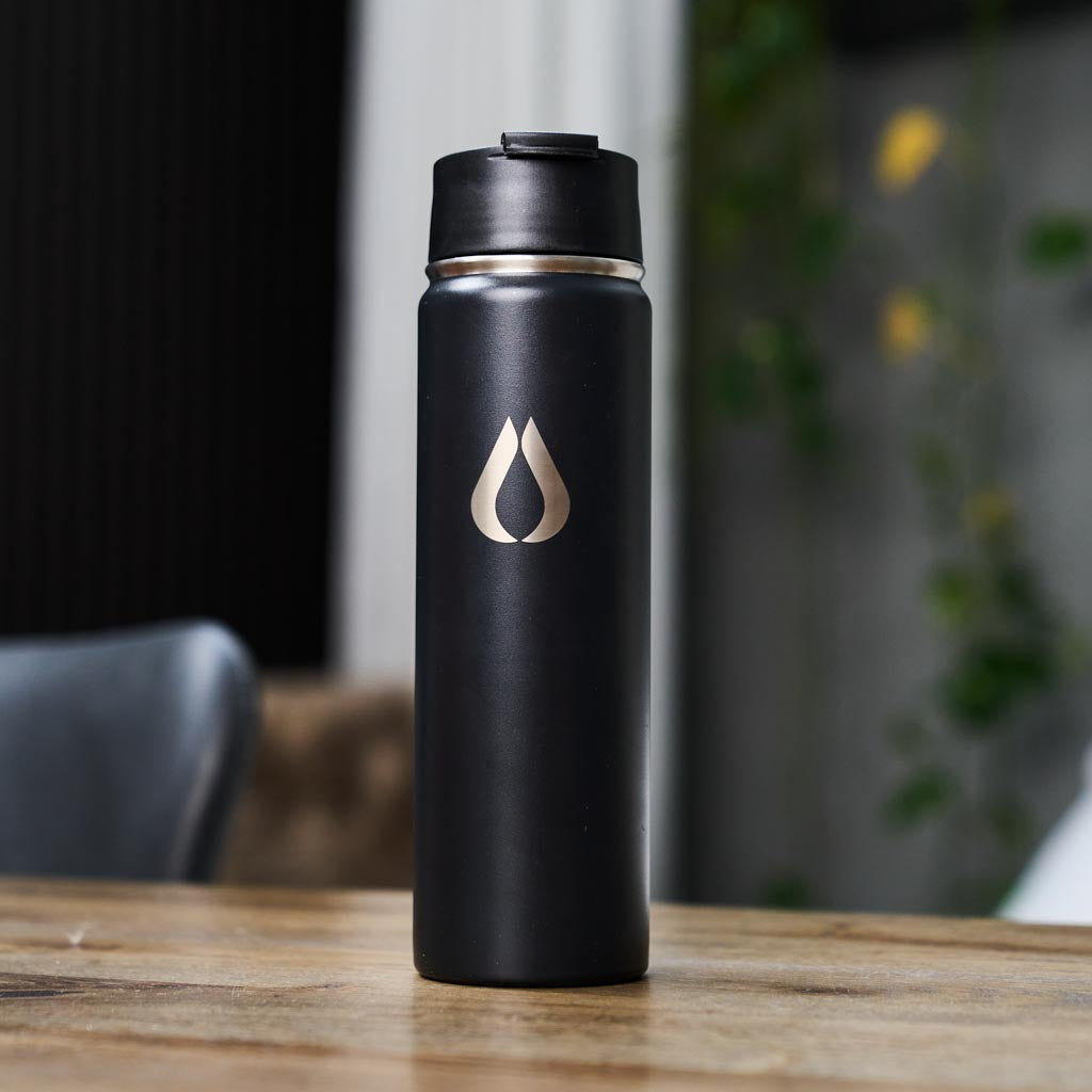 Wasserflasche - 650ML - Schwarz