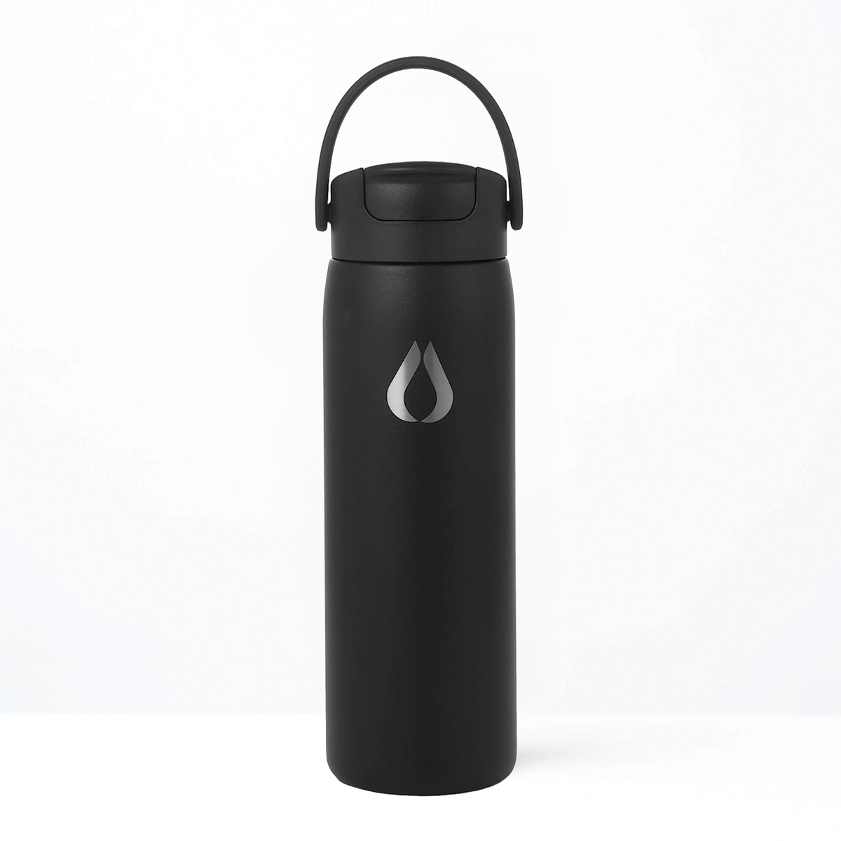Wasserflasche - 2 in 1 - 710ML - Schwarz