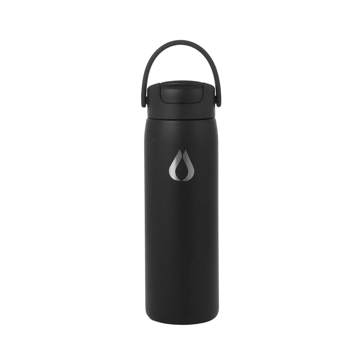 Wasserflasche - 2 in 1 - 710ML - Schwarz