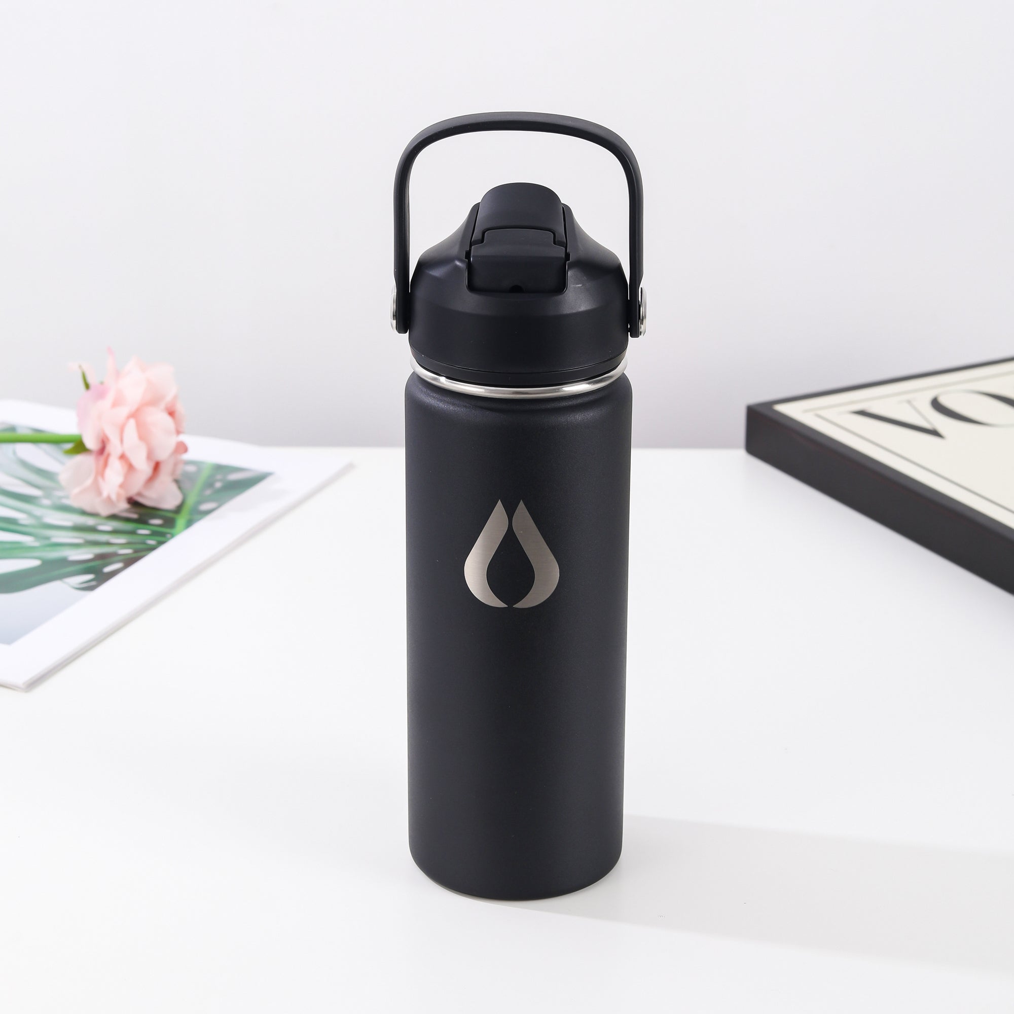 Wasserflasche - 500ML - Schwarz