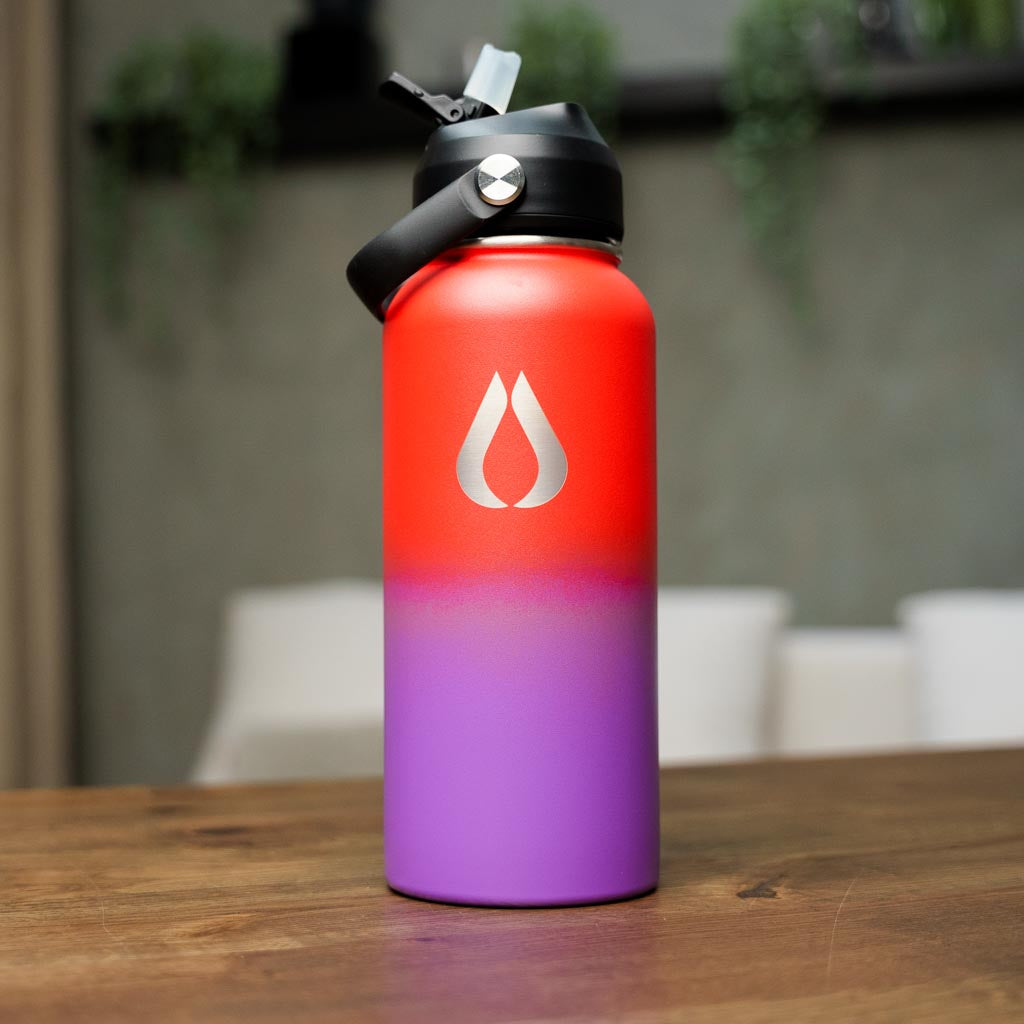 Wasserflasche - 960ML - Dunkler Regenbogen