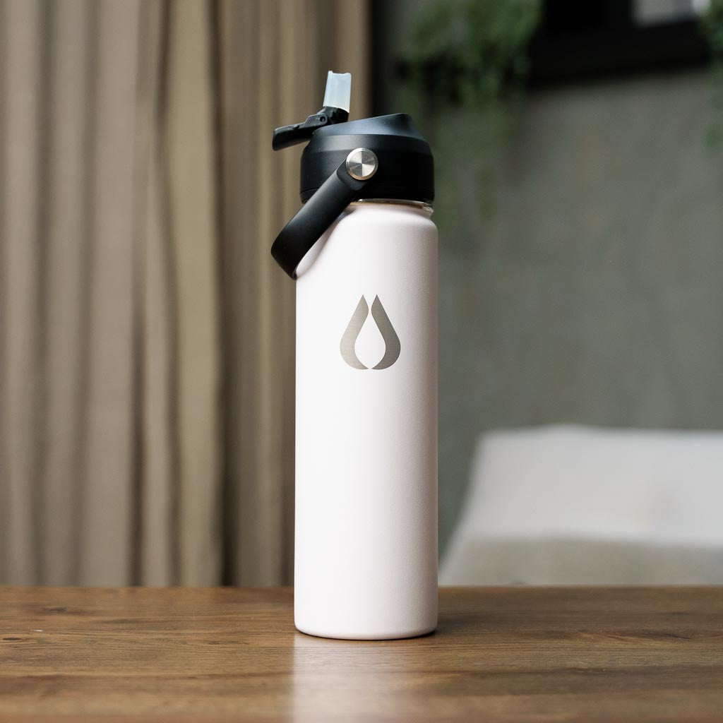Wasserflasche - 650ML - Weiß