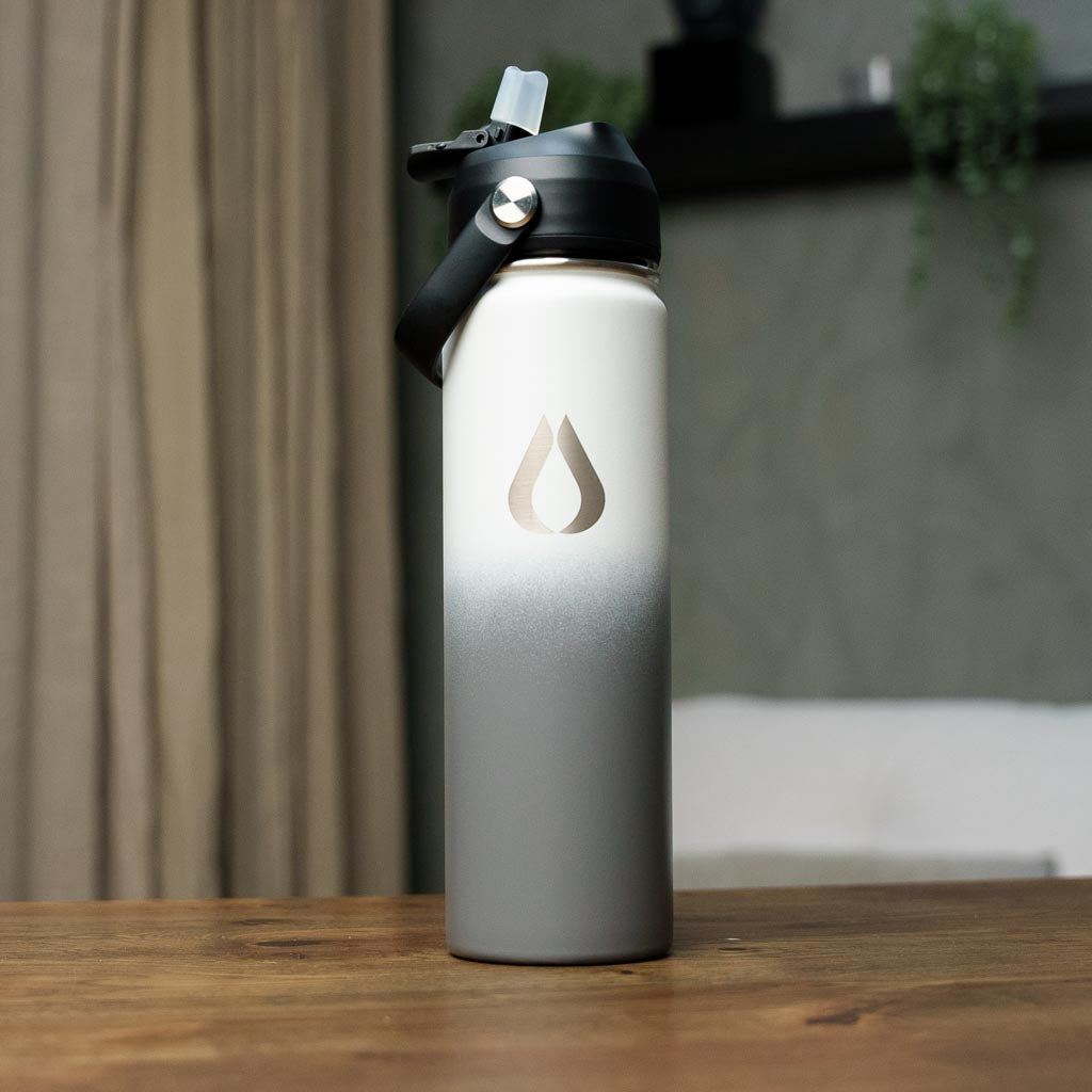 Wasserflasche - 650ML - Graustufen