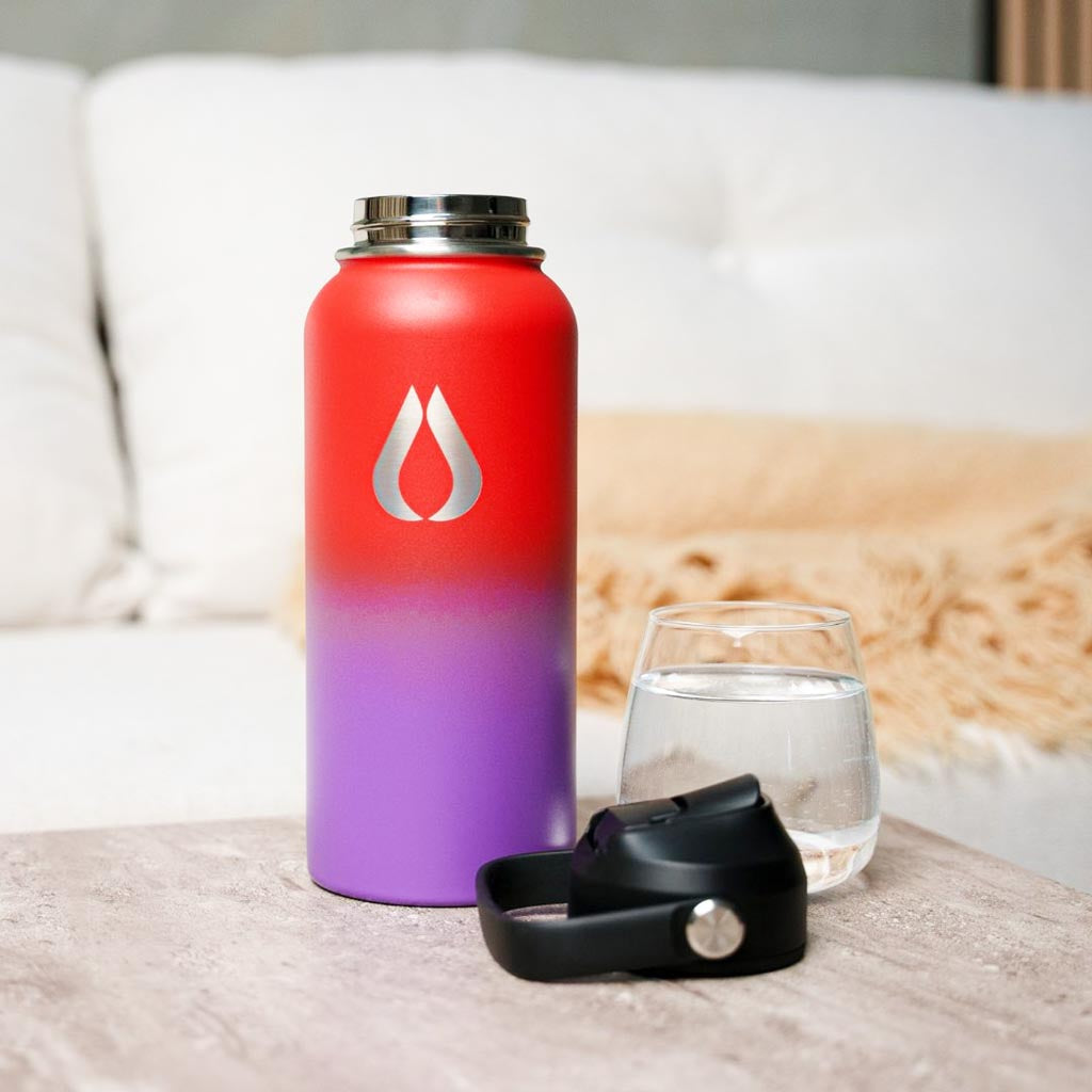 Wasserflasche - 960ML - Dunkler Regenbogen