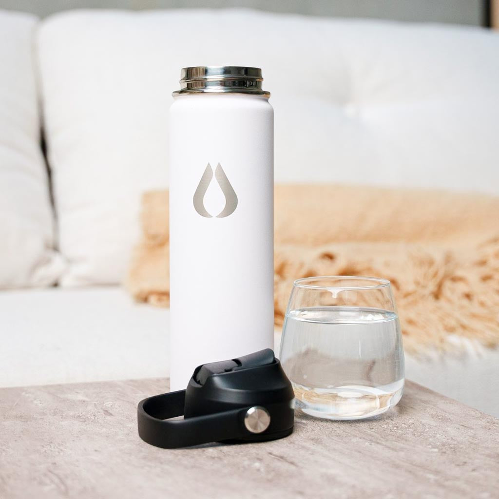 Wasserflasche - 650ML - Weiß
