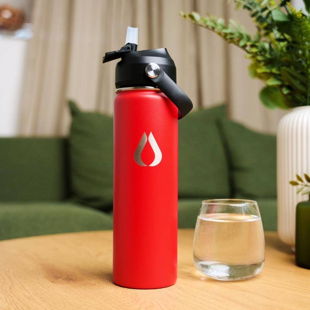 Wasserflasche - 650ML - Rot