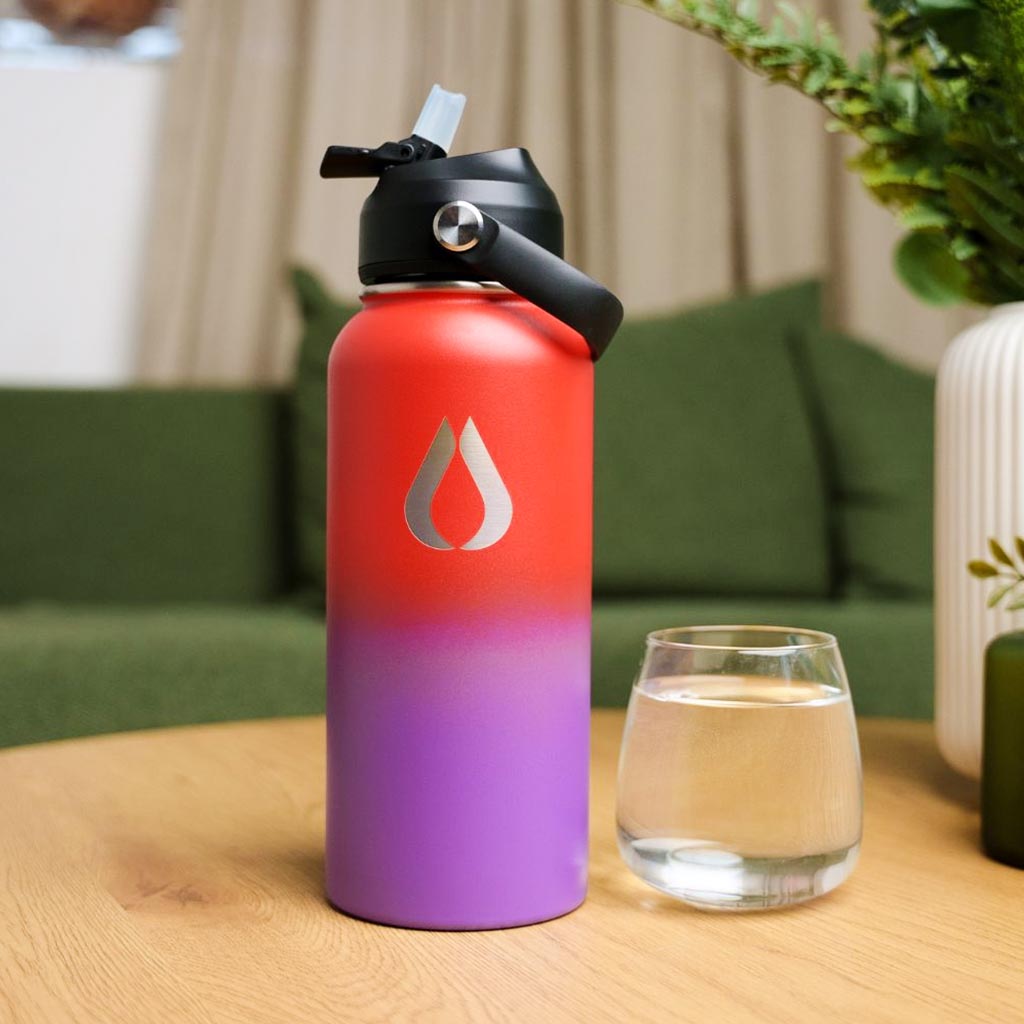 Wasserflasche - 960ML - Dunkler Regenbogen