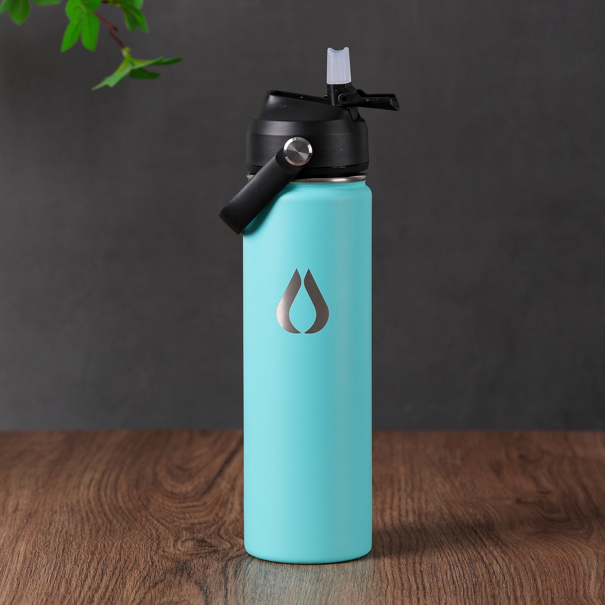 Wasserflasche - 650 ml - Türkis