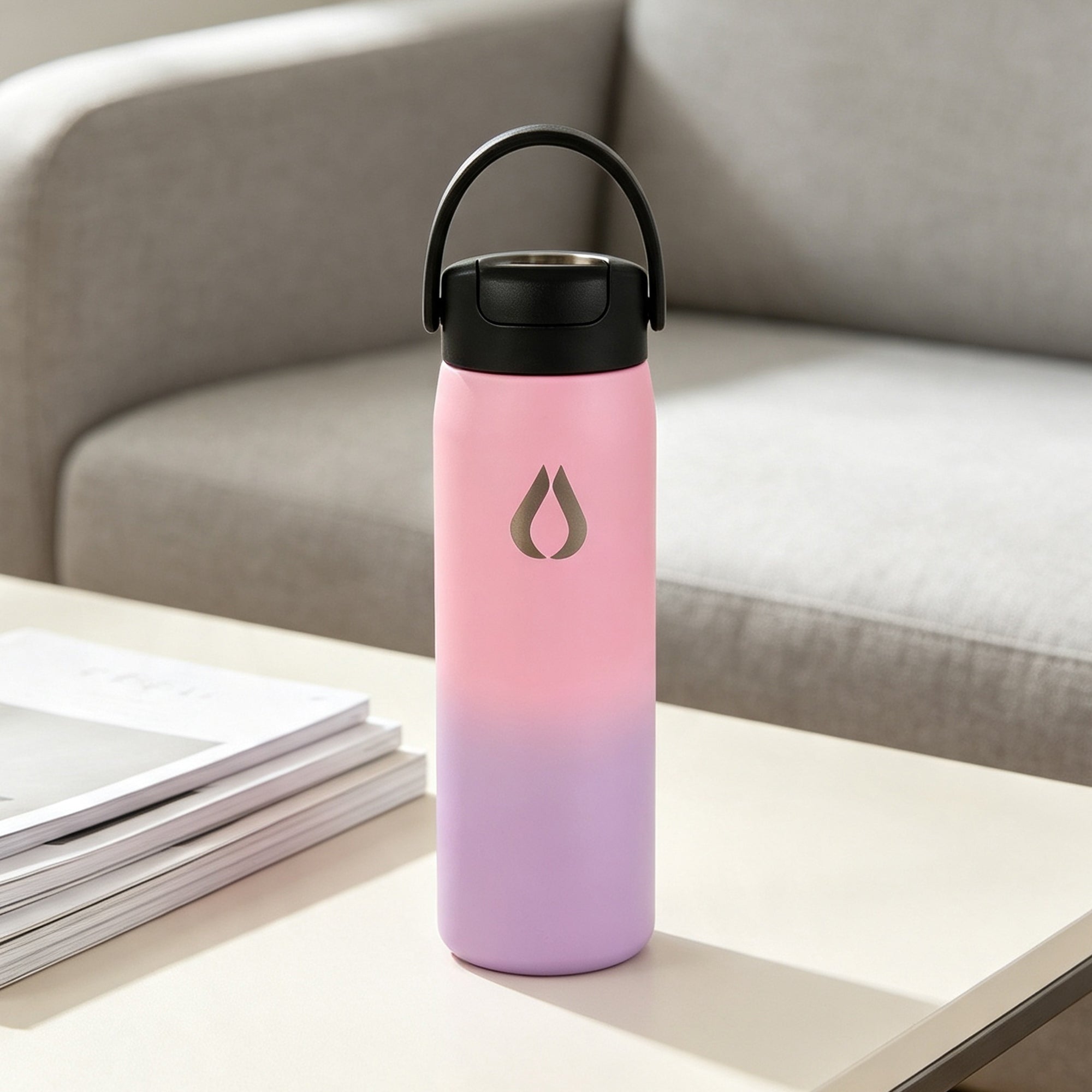 Wasserflasche - 2 in 1 - 710ML - Unicorn
